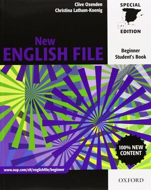 NEW ENGLISH FILE BEGINNERS. STUDENT'S BOOK AND WORKBOOK WITHOUT KEY MULTI-ROM PA