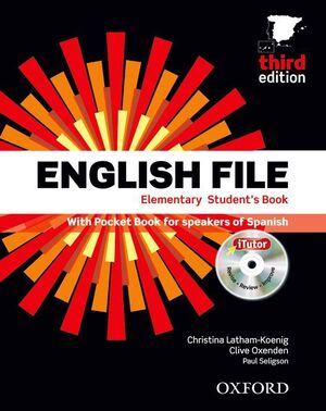 ENGLISH FILE 3RD EDITION ELEMENTARY. STUDENT'S BOOK + WORKBOOK WITH KEY PACK