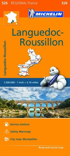 MAPA REGIONAL LANGUEDOC-ROUSSILLON