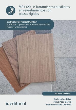 TRATAMIENTOS AUXILIARES EN REVESTIMIENTOS CON PIEZAS RÍGIDAS. EOCB0209 - OPERACI