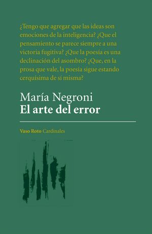 EL ARTE DEL ERROR