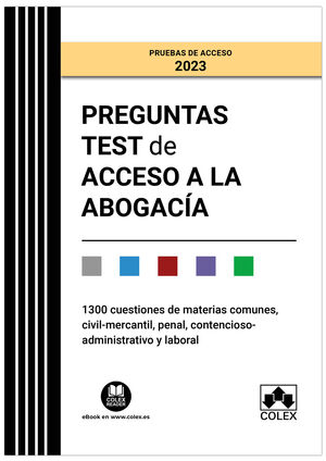 PREGUNTAS TEST DE ACCESO A LA ABOGACIA