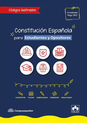 CONSTITUCIÓN ESPAÑOLA PARA ESTUDIANTES Y OPOSITORES