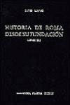 H. DE ROMA DESDE SU FUNDACION - LIBROS XXI-XXV
