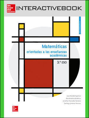 MATEMATICAS 3 ESO ACADEMICAS. LIBRO DIGITAL.