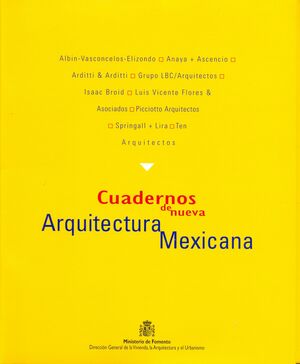 CUADERNOS DE NUEVA ARQUITECTURA  MEXICANA