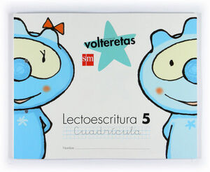 TABLET: LECTOESCRITURA 5, CUADRÍCULA. VOLTERETAS