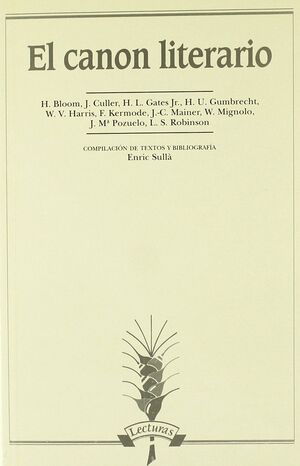 CANON LITERARIO. LECTURAS