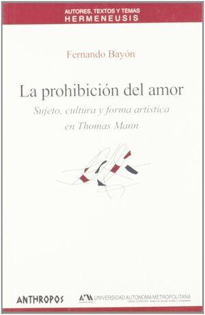 PROHIBICION DEL AMOR, LA