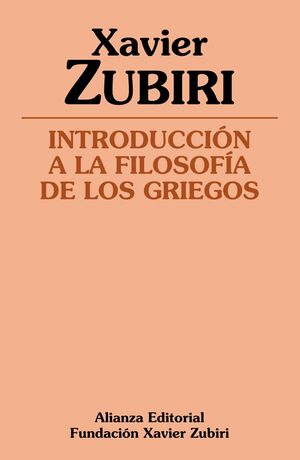 INTRODUCCIóN A LA FILOSOFíA DE LOS GRIEGOS